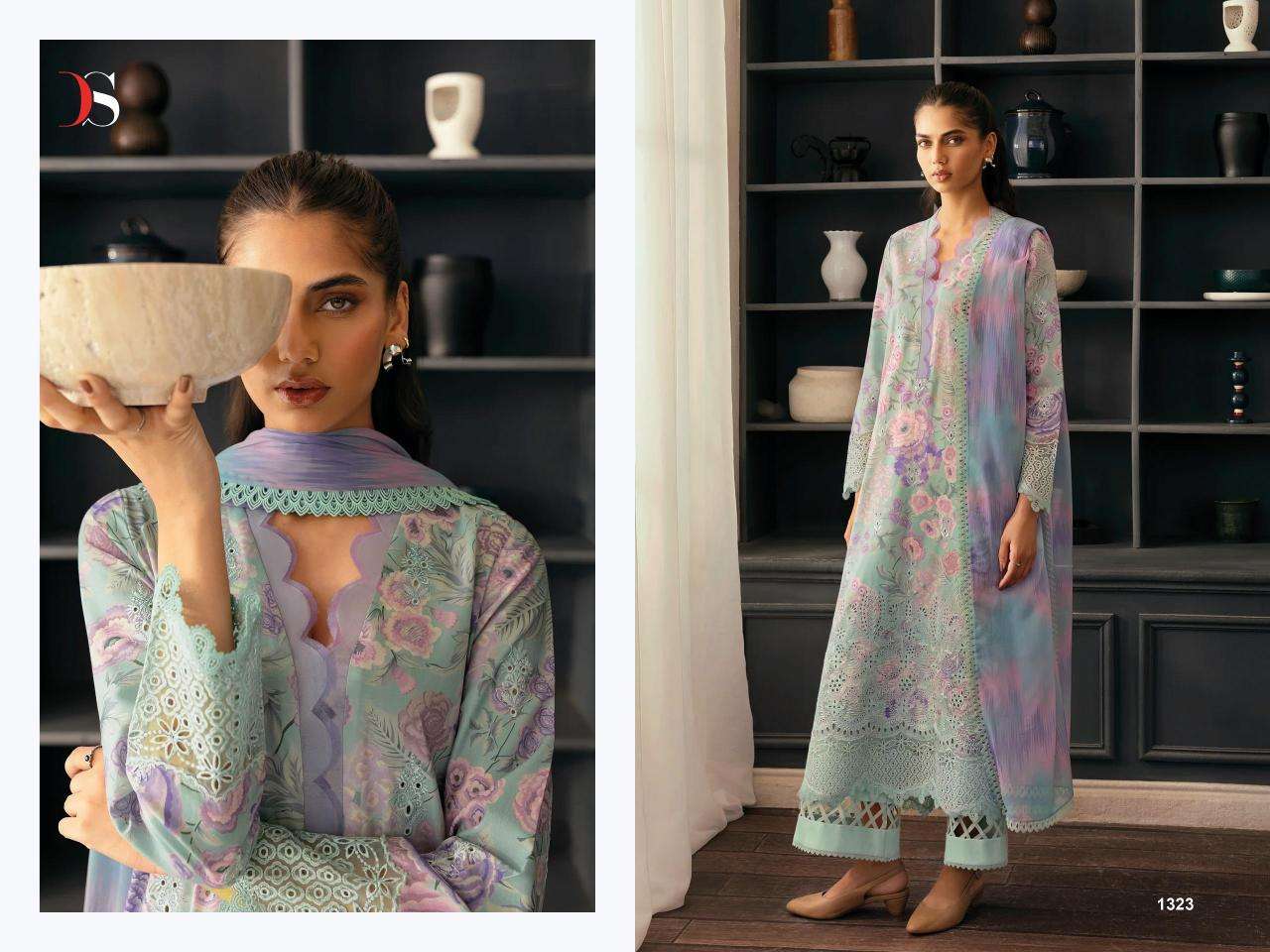 Deepsy afrozen chikankari Pakistani Suits wholesale market in Kolkata