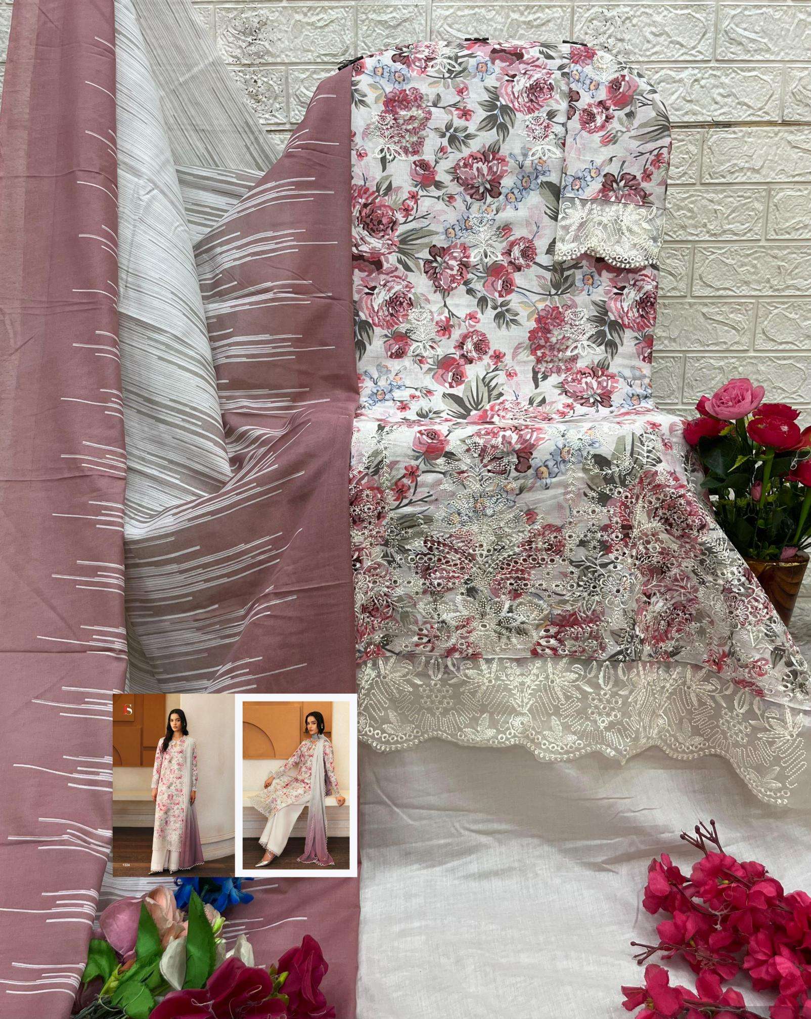 Deepsy afrozen chikankari Pakistani Suits wholesale market in Kolkata