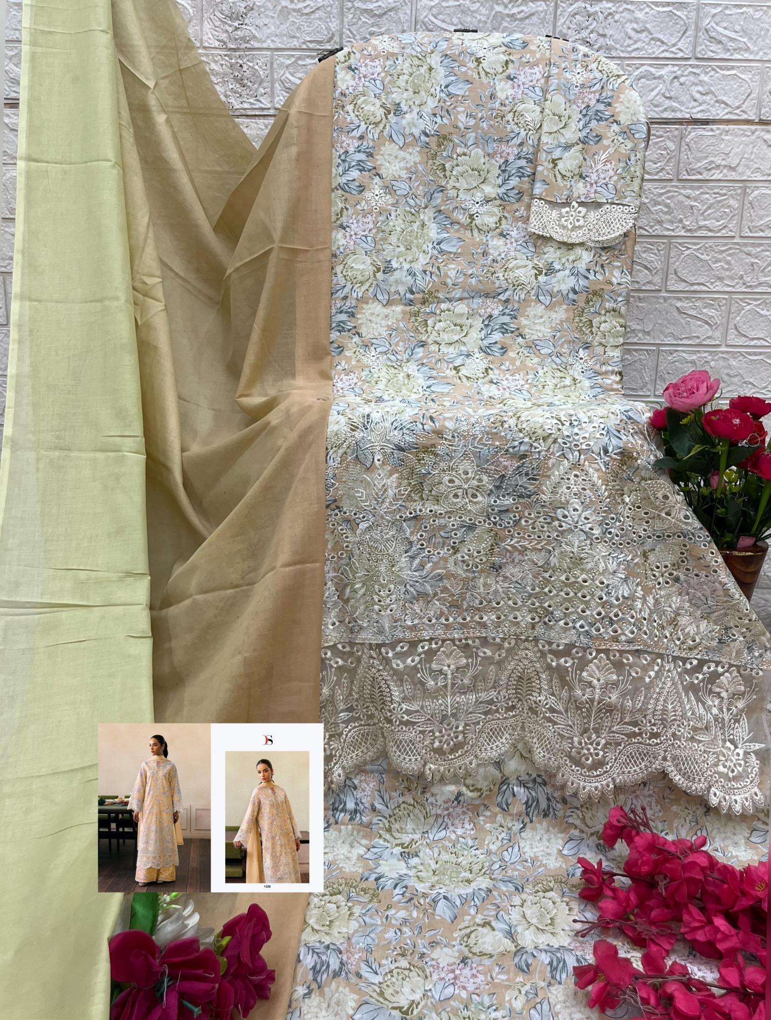 Deepsy afrozen chikankari Pakistani Suits wholesale market in Kolkata