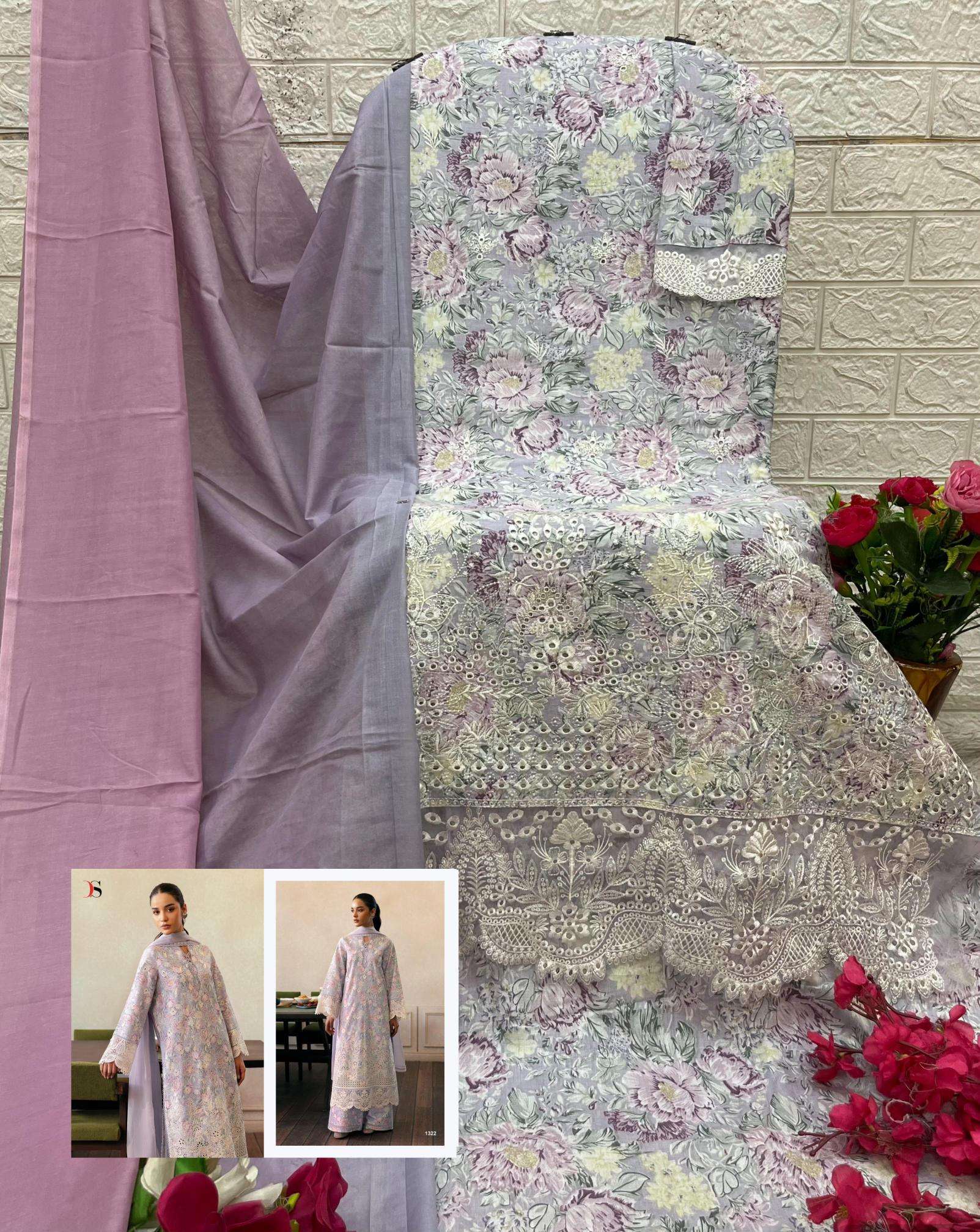 Deepsy afrozen chikankari Pakistani Suits wholesale market in Kolkata