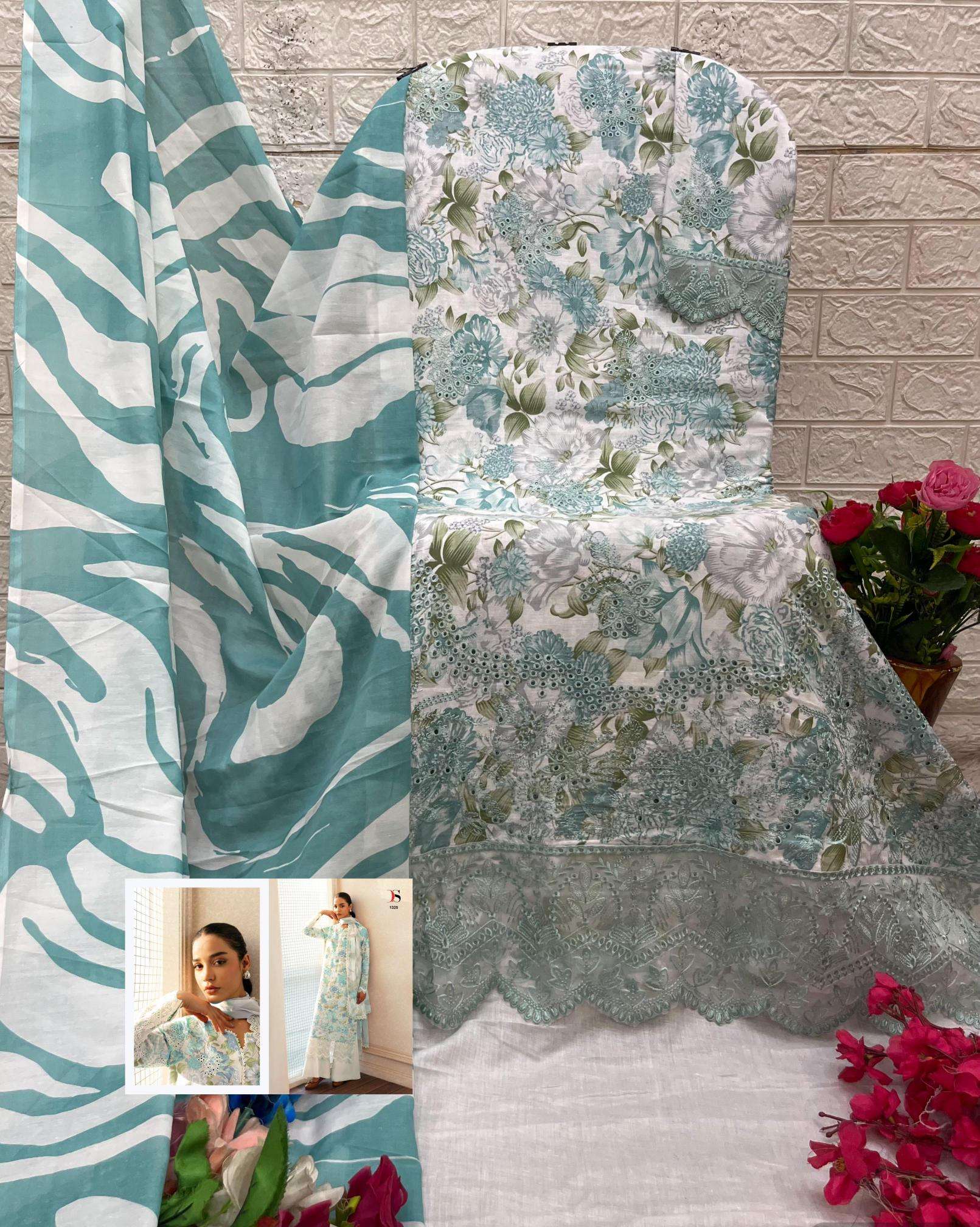 Deepsy afrozen chikankari Pakistani Suits wholesale market in Kolkata