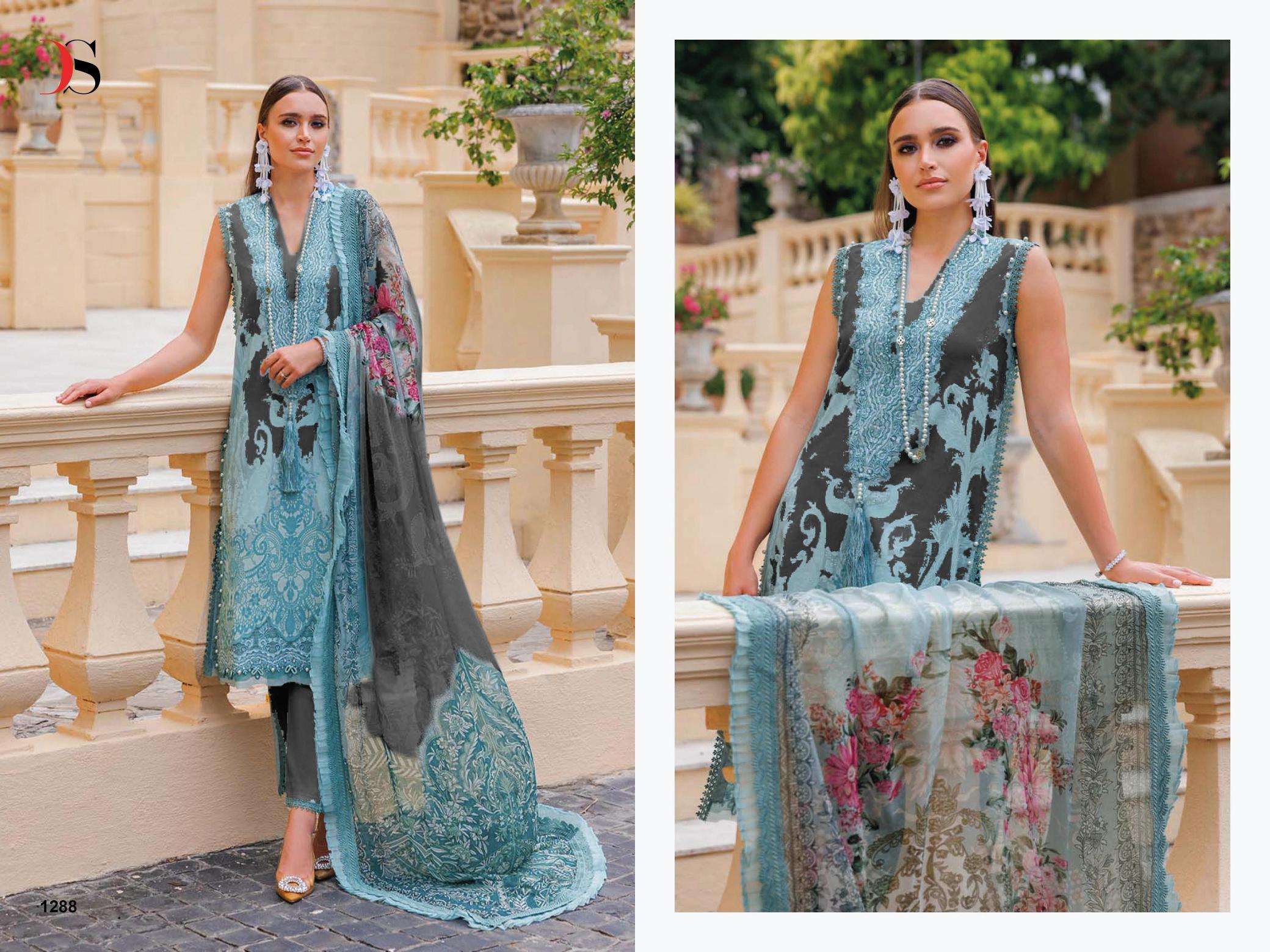 Deepsy suits jade urban lawn 25-5 Dress material wholesale market in Delhi