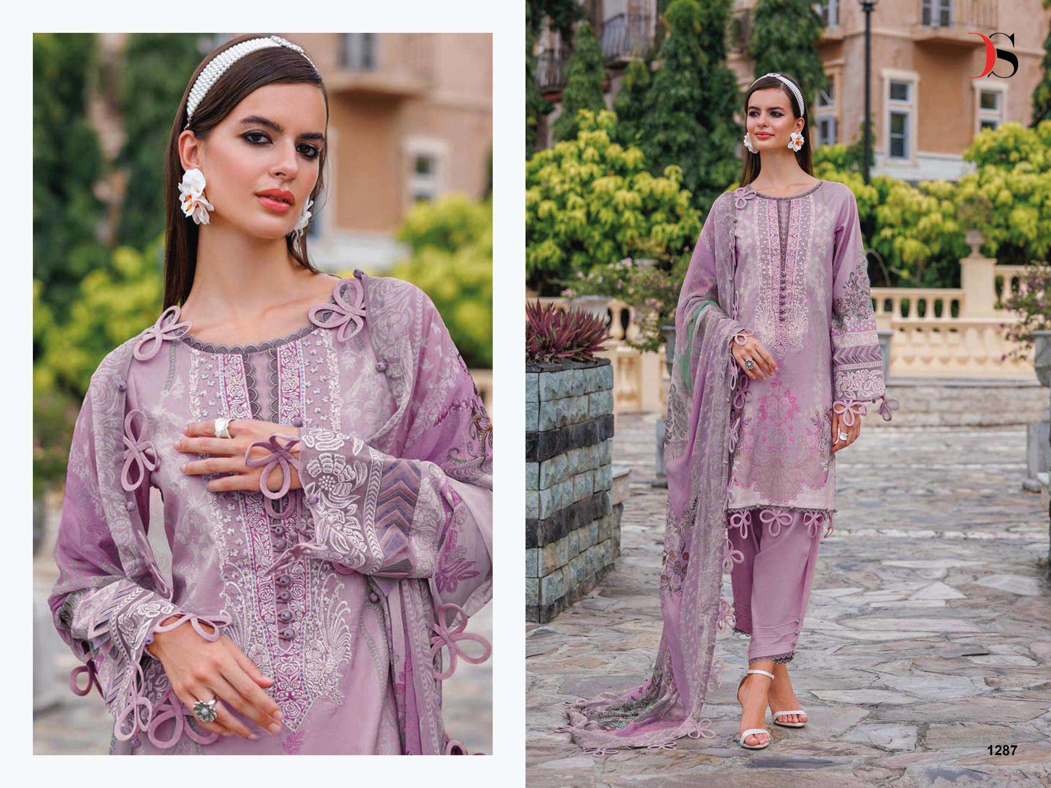 Deepsy suits jade urban lawn 25-5 Dress material wholesale market in Delhi