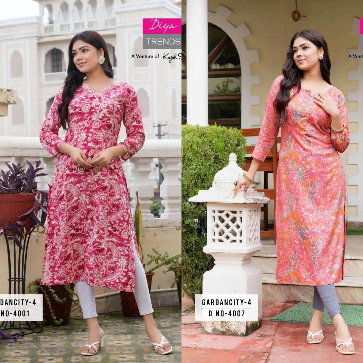 Diya trends big size  Wholesale Kurtis in Kolkata
