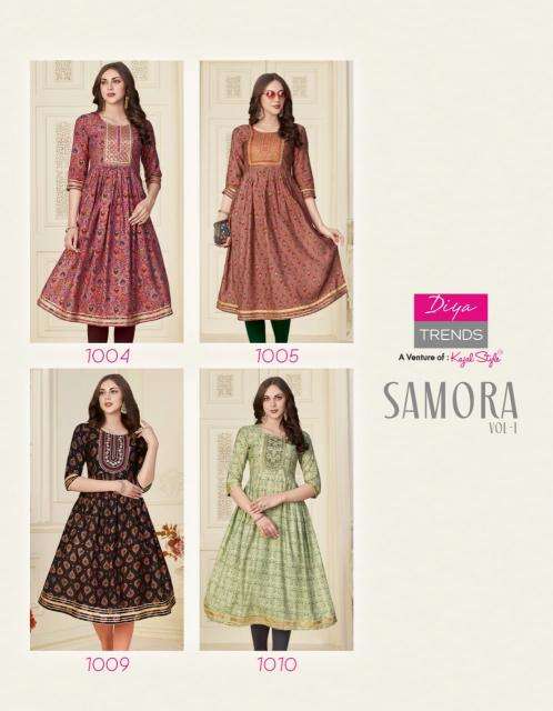 Diya trends fashion samora vol.1 Delhi kurti market