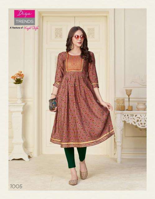 Diya trends fashion samora vol.1 Delhi kurti market