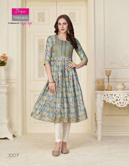 Diya trends fashion samora vol.1 Delhi kurti market