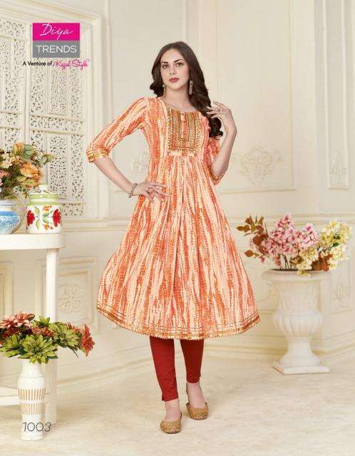 Diya trends fashion samora vol.1 Delhi kurti market