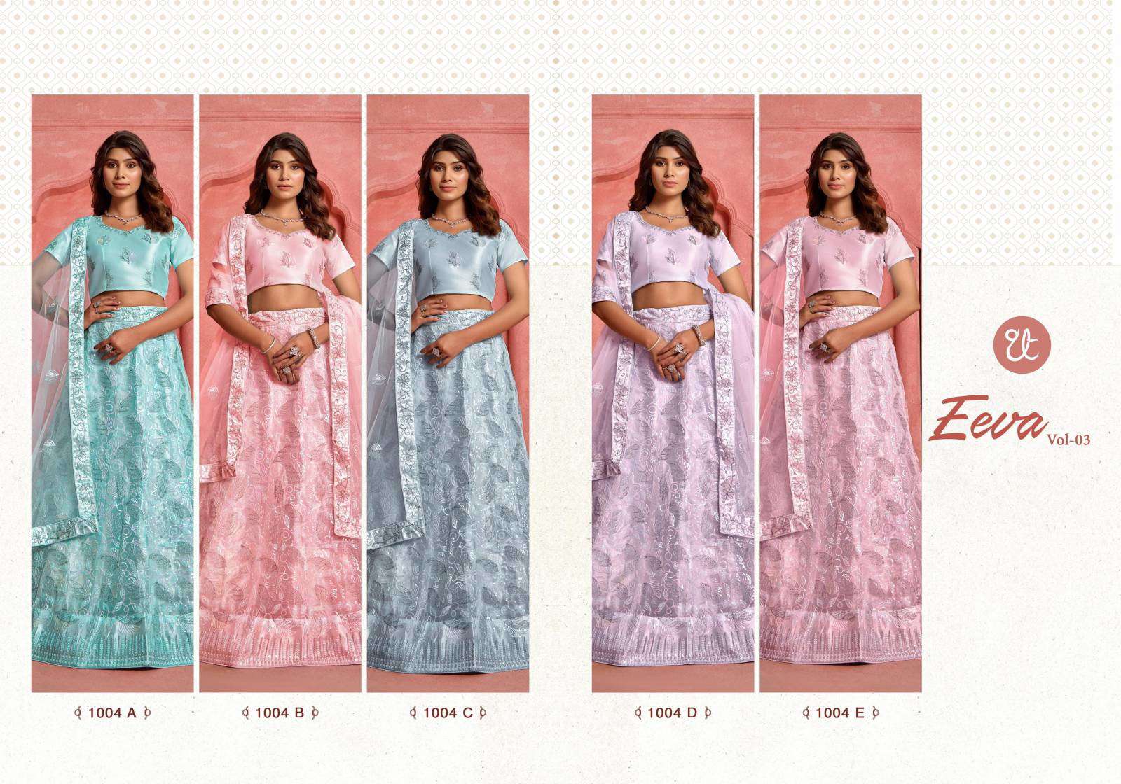 Eeva Vol 3 Indian wedding Lehengha choli wholesale suppliers