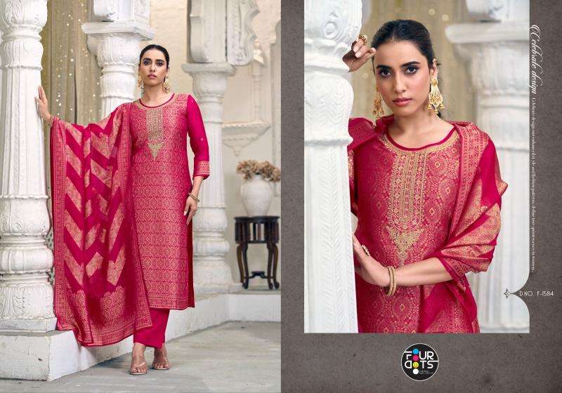 Fourdots lekha Fancy dress material wholesale in Gujarat