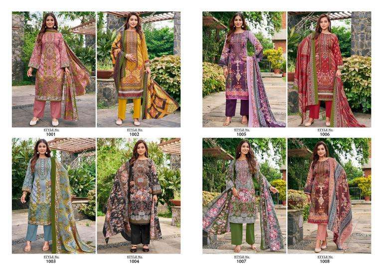 Ganeshji zarina vol-1 Designer dress materials in Hyderabad