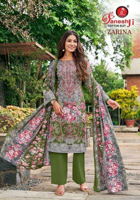 Ganeshji zarina vol-1 Designer dress materials in Hyderabad