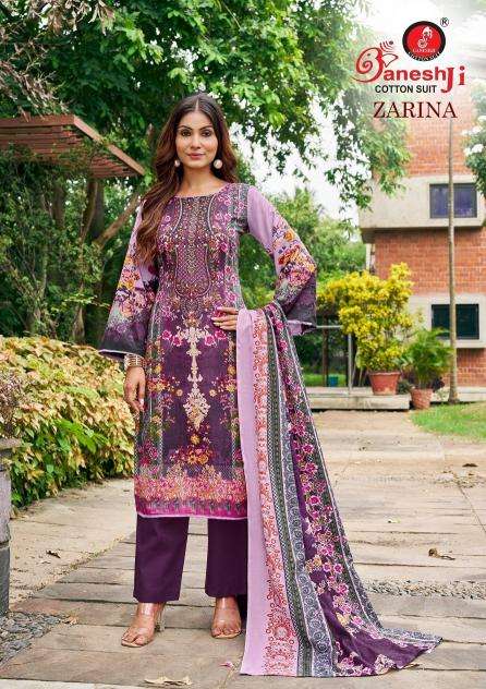Ganeshji zarina vol-1 Designer dress materials in Hyderabad
