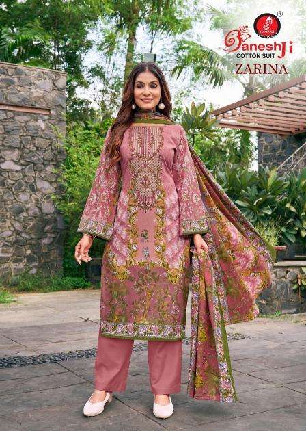 Ganeshji zarina vol-1 Designer dress materials in Hyderabad