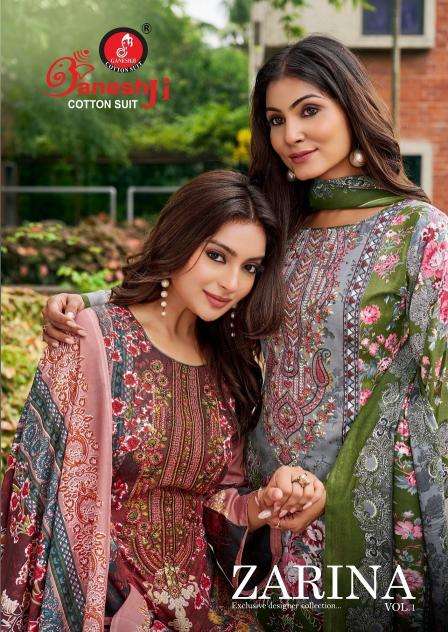 Ganeshji zarina vol-1 Designer dress materials in Hyderabad