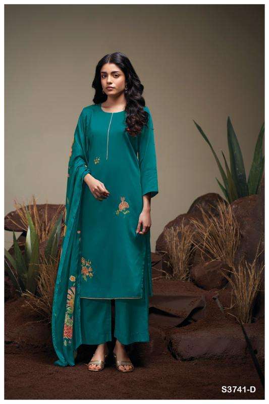 Ganga agatha 3741 Wholesale dress materials for boutique