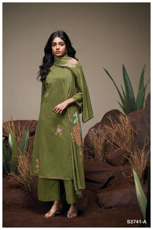 Ganga agatha 3741 Wholesale dress materials for boutique