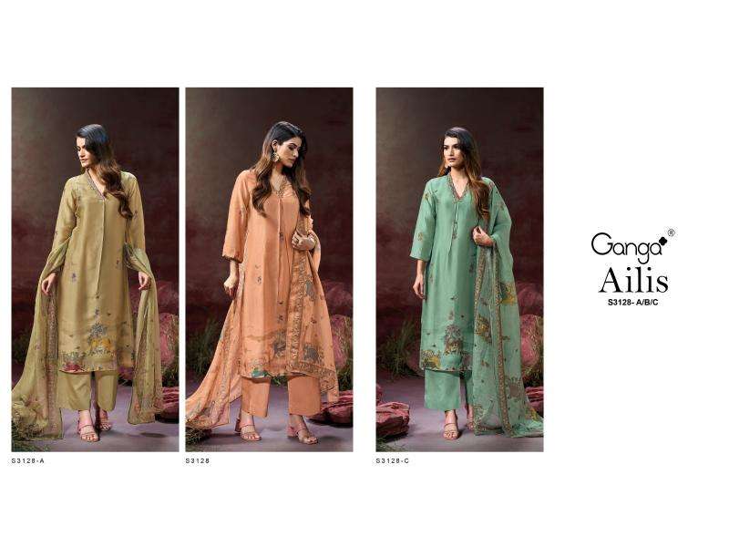 Ganga ailis 3128 Dress material dealers in Hyderabad