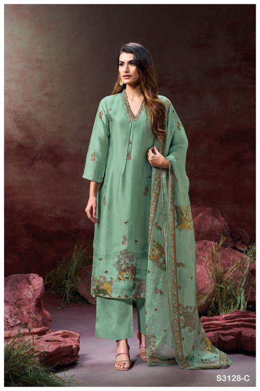 Ganga ailis 3128 Dress material dealers in Hyderabad