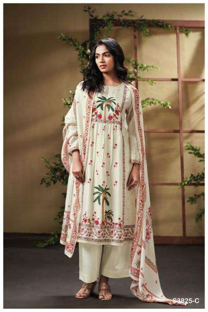 Ganga melfey 3825 Surat dress material wholesale market