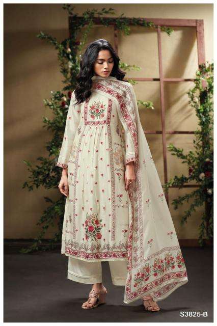 Ganga melfey 3825 Surat dress material wholesale market