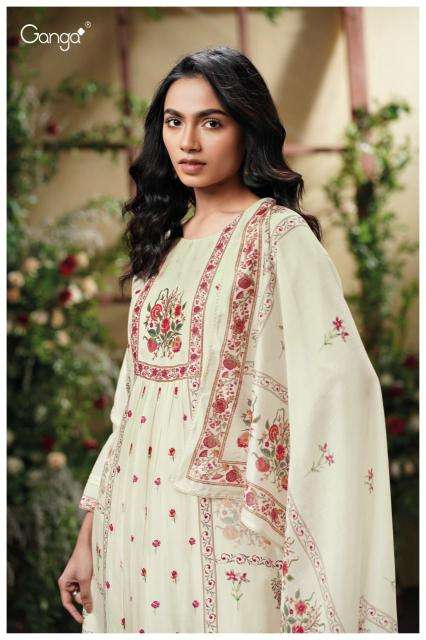 Ganga melfey 3825 Surat dress material wholesale market