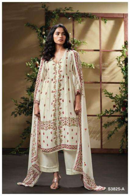 Ganga melfey 3825 Surat dress material wholesale market