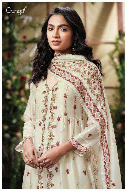 Ganga melfey 3825 Surat dress material wholesale market