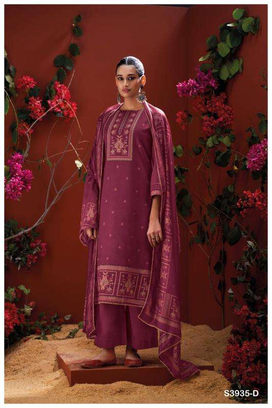 Ganga naadia 3935 Dress material suppliers in Delhi