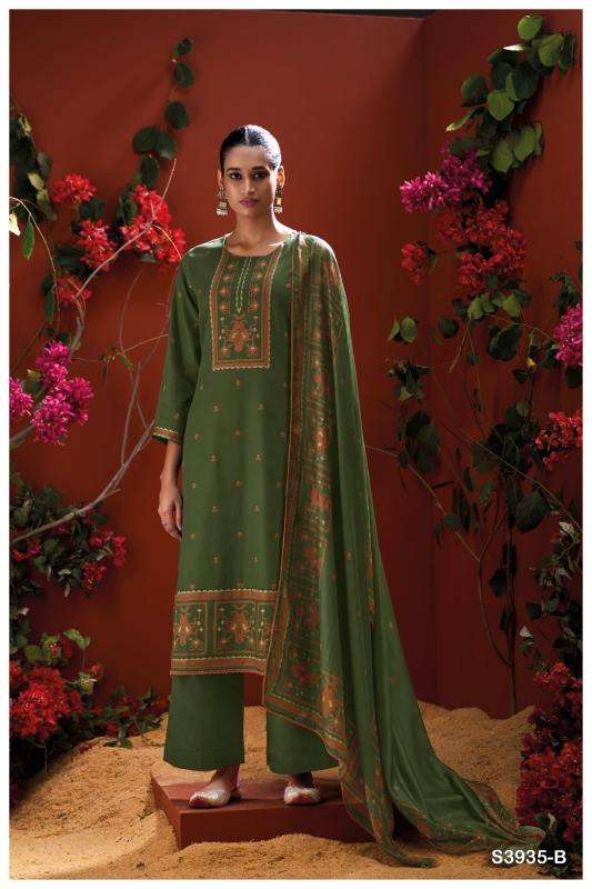 Ganga naadia 3935 Dress material suppliers in Delhi