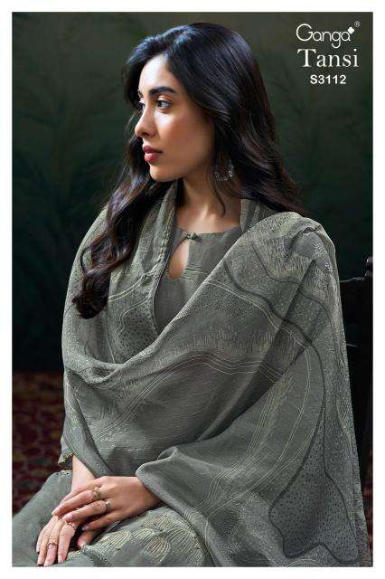 Ganga tansi 3112 Wholesale dress material market