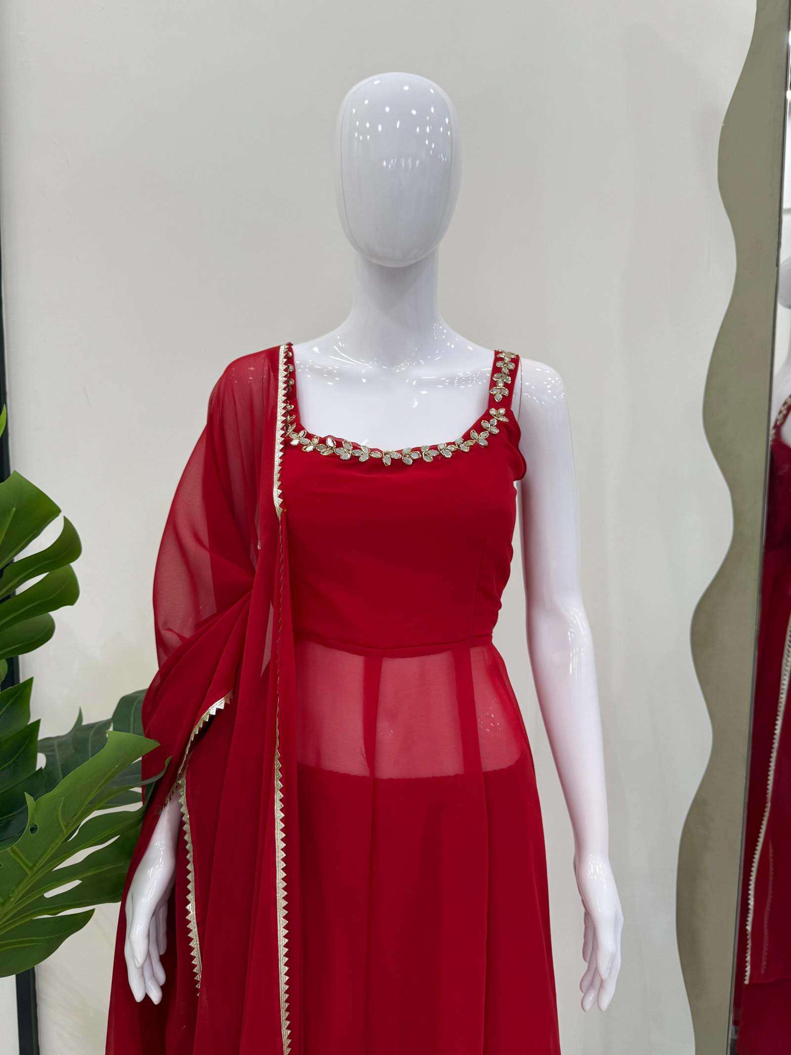 Glory R 5889 Faux Georgette Wholesale Kurtis
