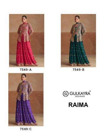 Gulkayra designer raima Latest Salwar Kameez designs in bulk