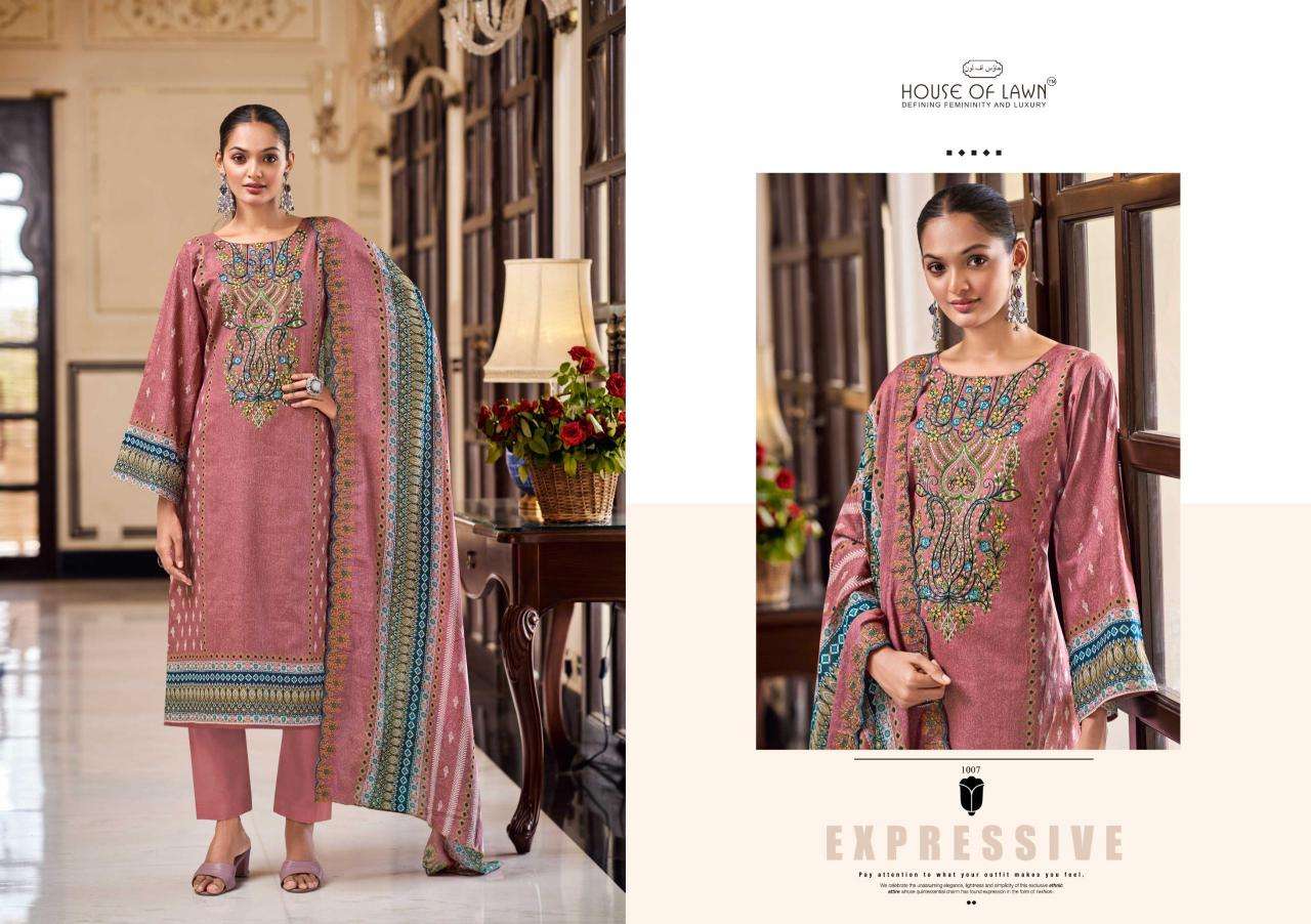 House of lawn bin saeed dress materials wholesale
