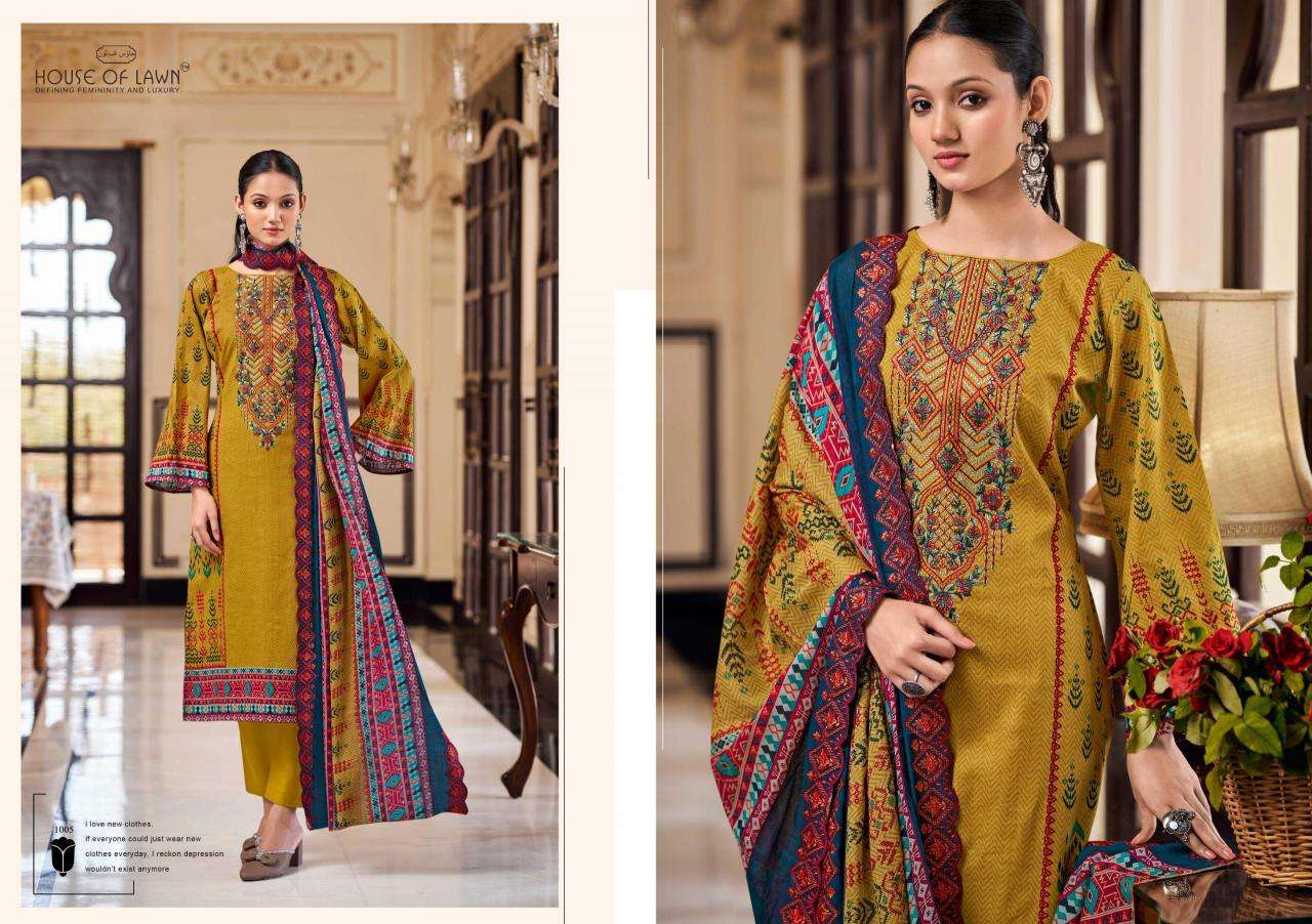 House of lawn bin saeed dress materials wholesale