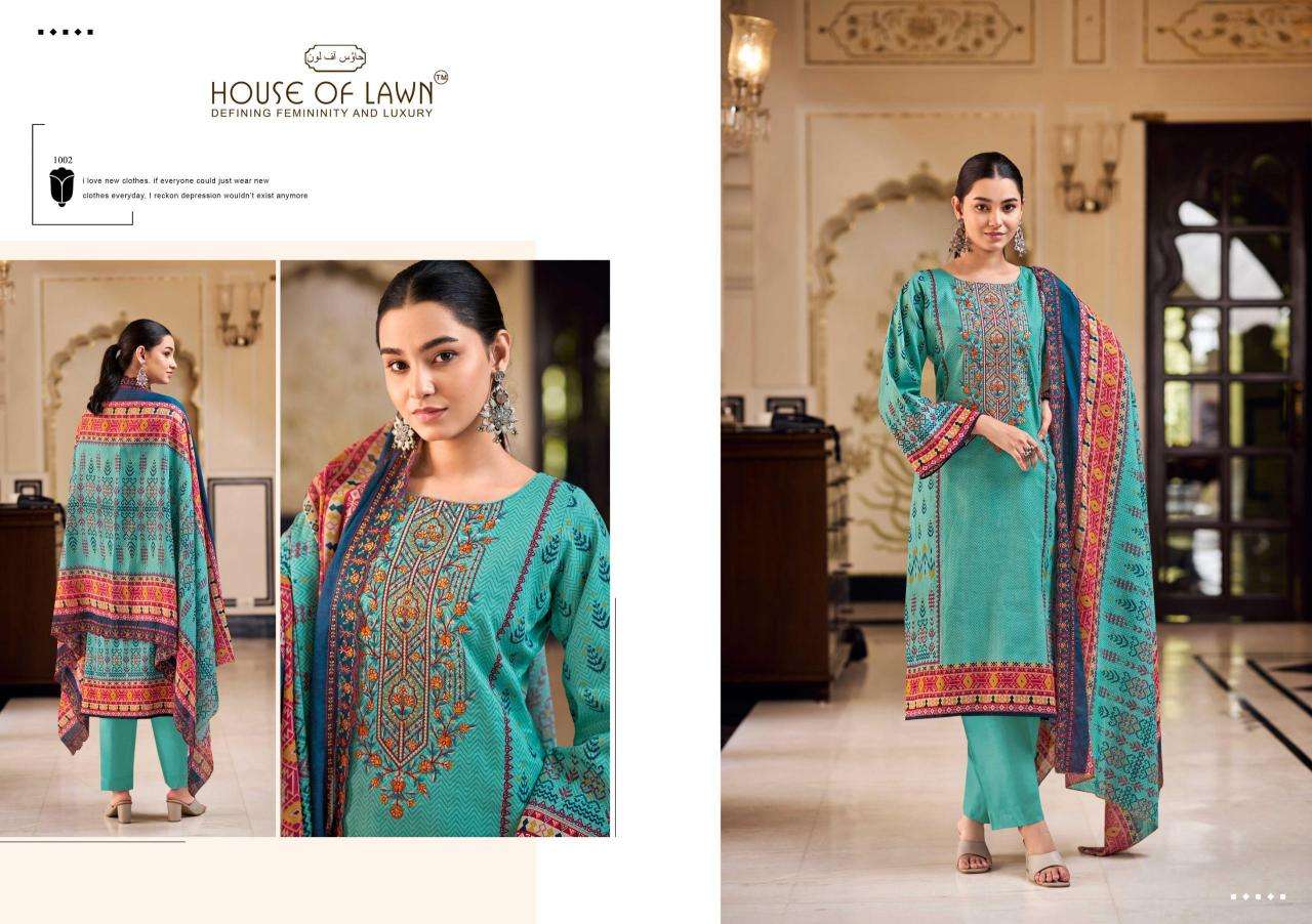 House of lawn bin saeed dress materials wholesale