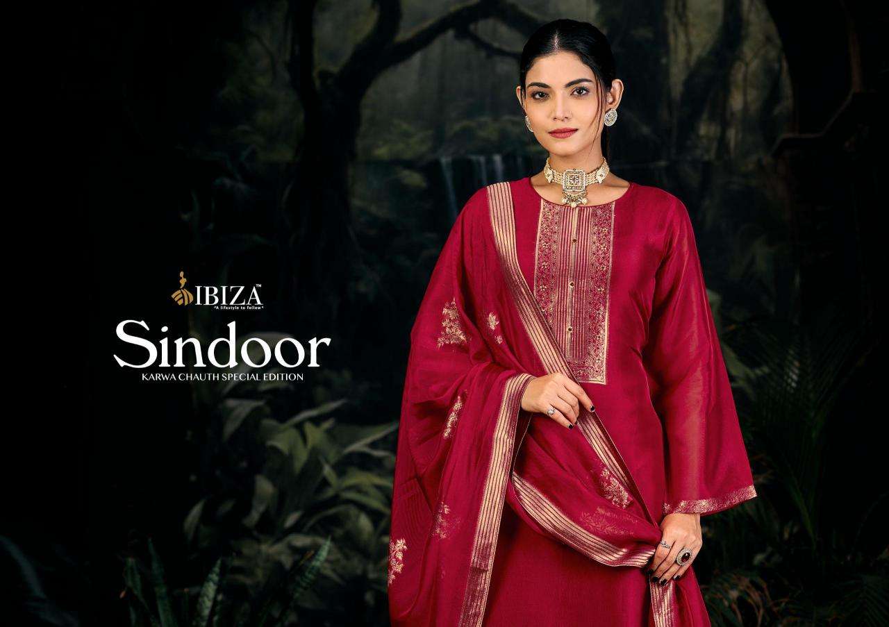 Ibiza sindoor silk Indian dress material wholesale market