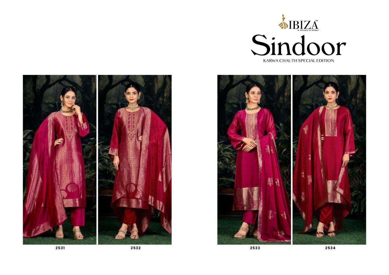 Ibiza sindoor silk Indian dress material wholesale market
