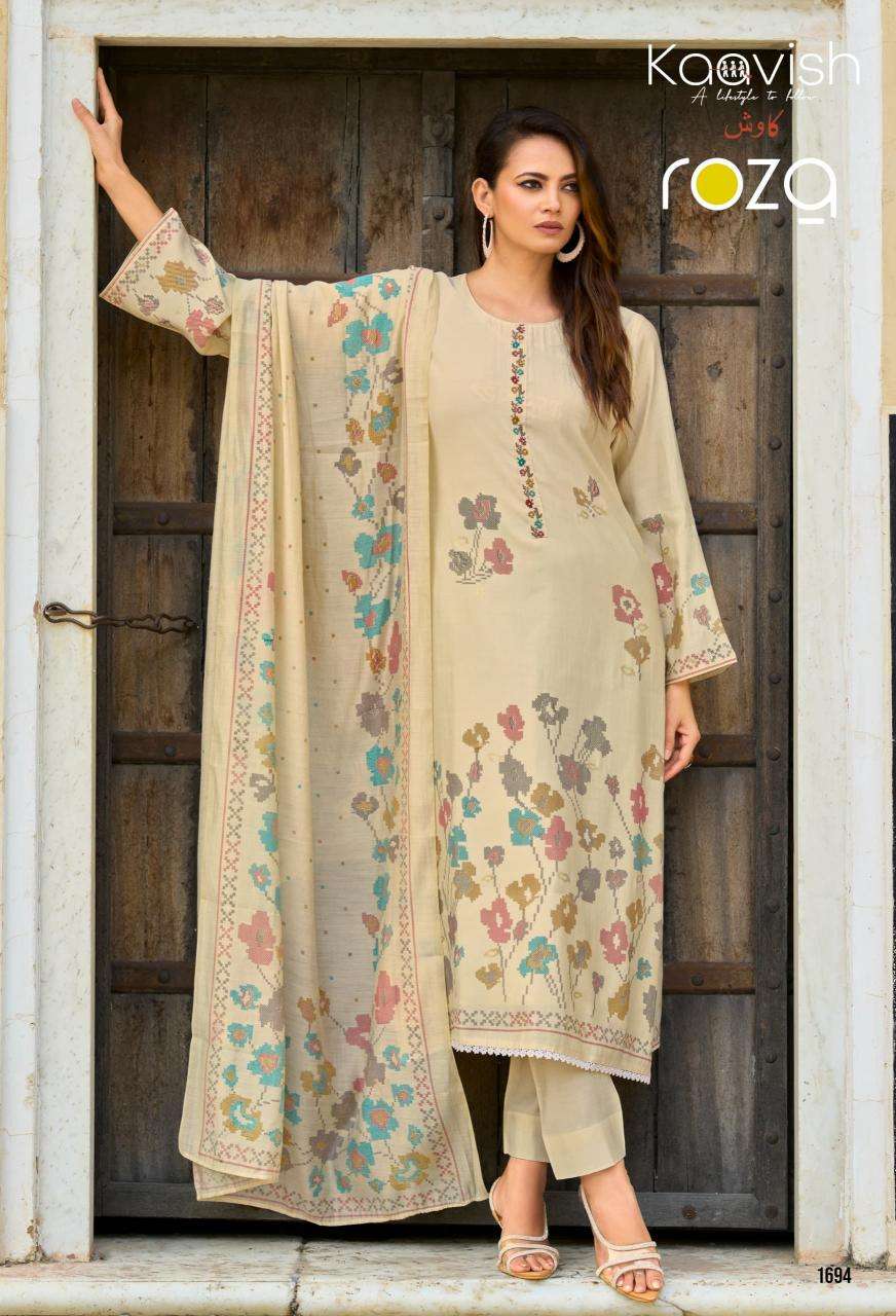 Kaavish roza Party wear dress material wholesale