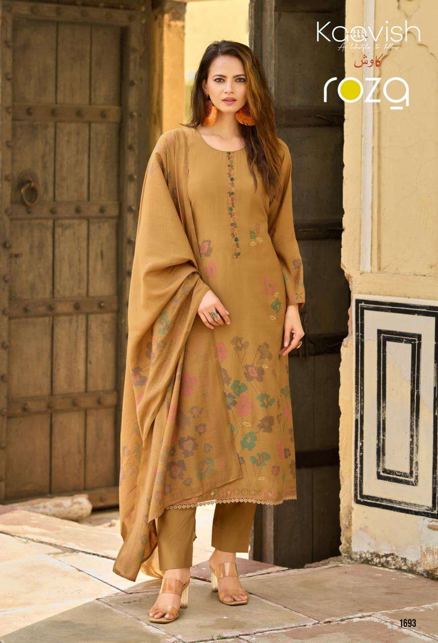 Kaavish roza Party wear dress material wholesale