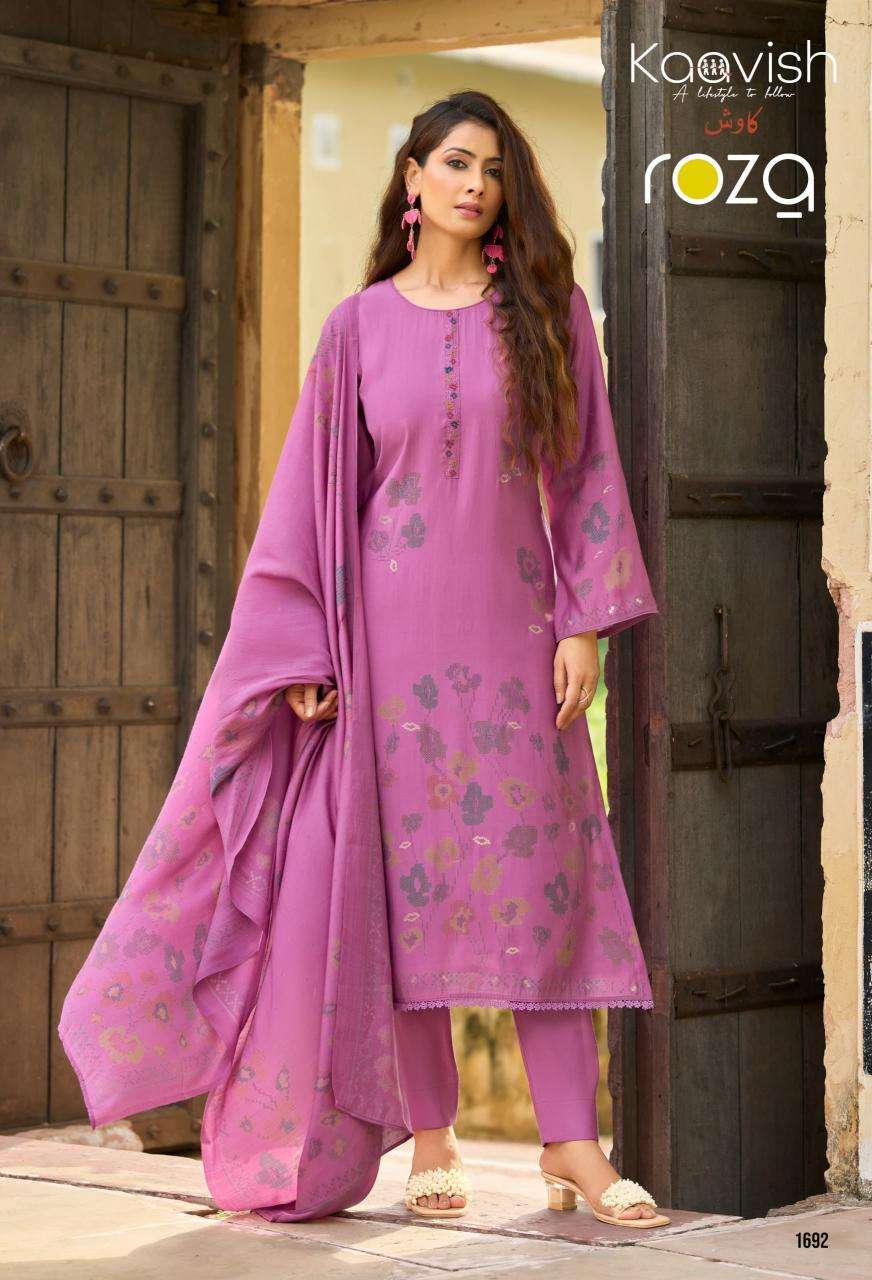 Kaavish roza Party wear dress material wholesale