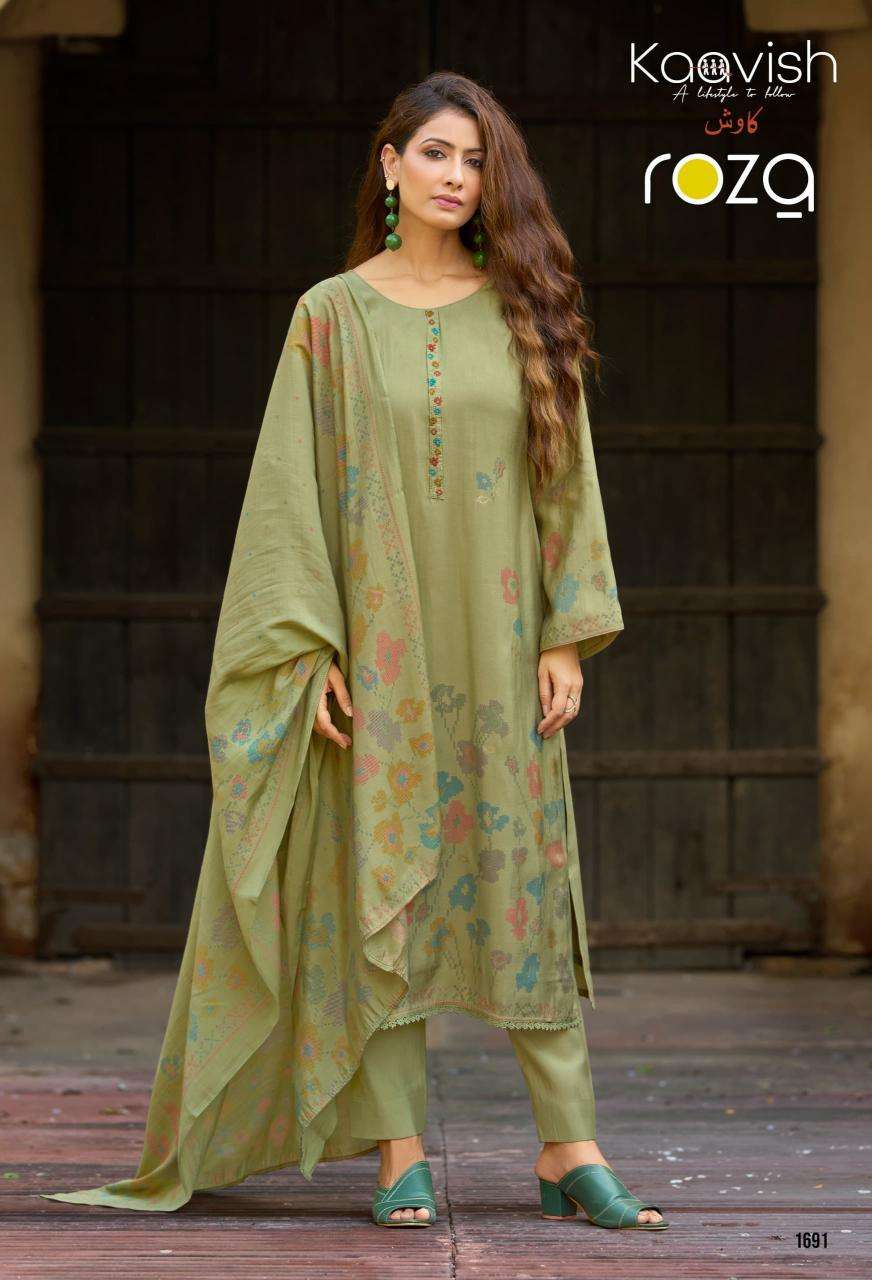 Kaavish roza Party wear dress material wholesale