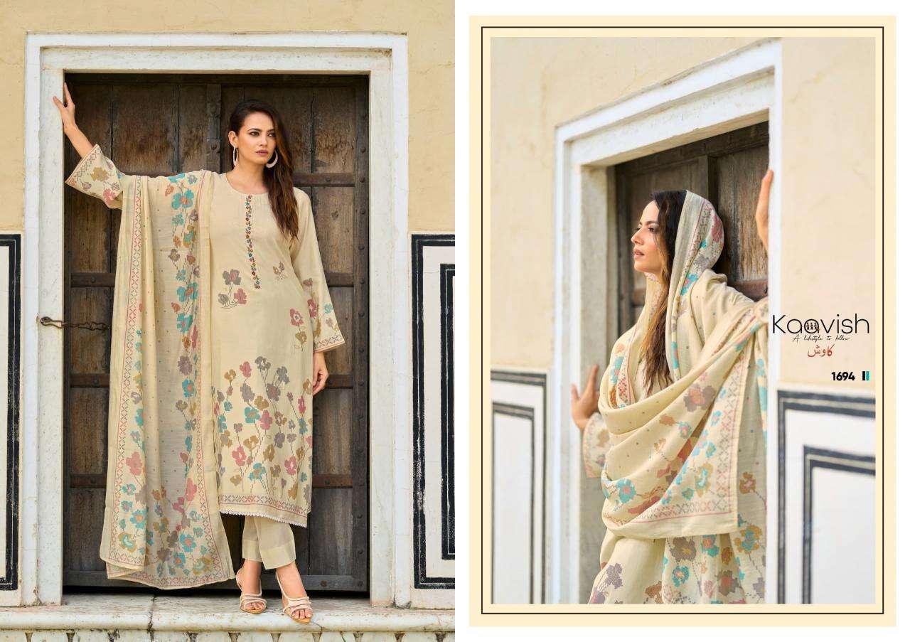 Kaavish roza Party wear dress material wholesale