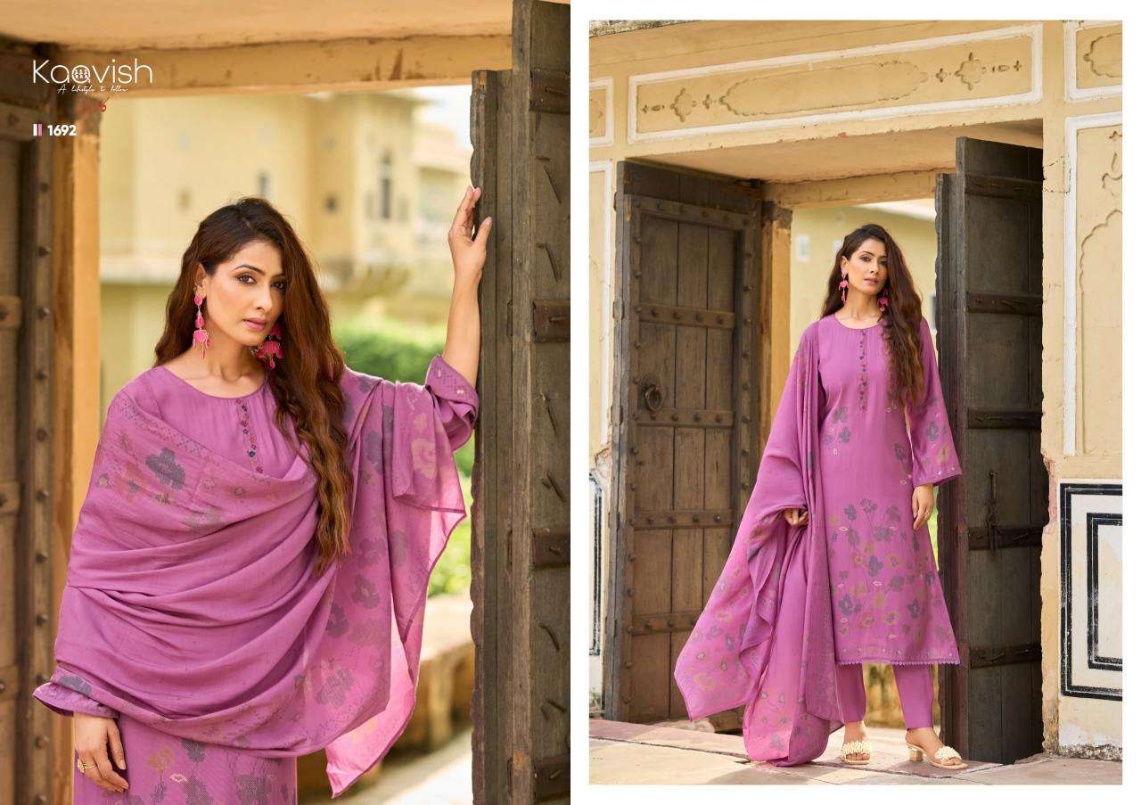Kaavish roza Party wear dress material wholesale