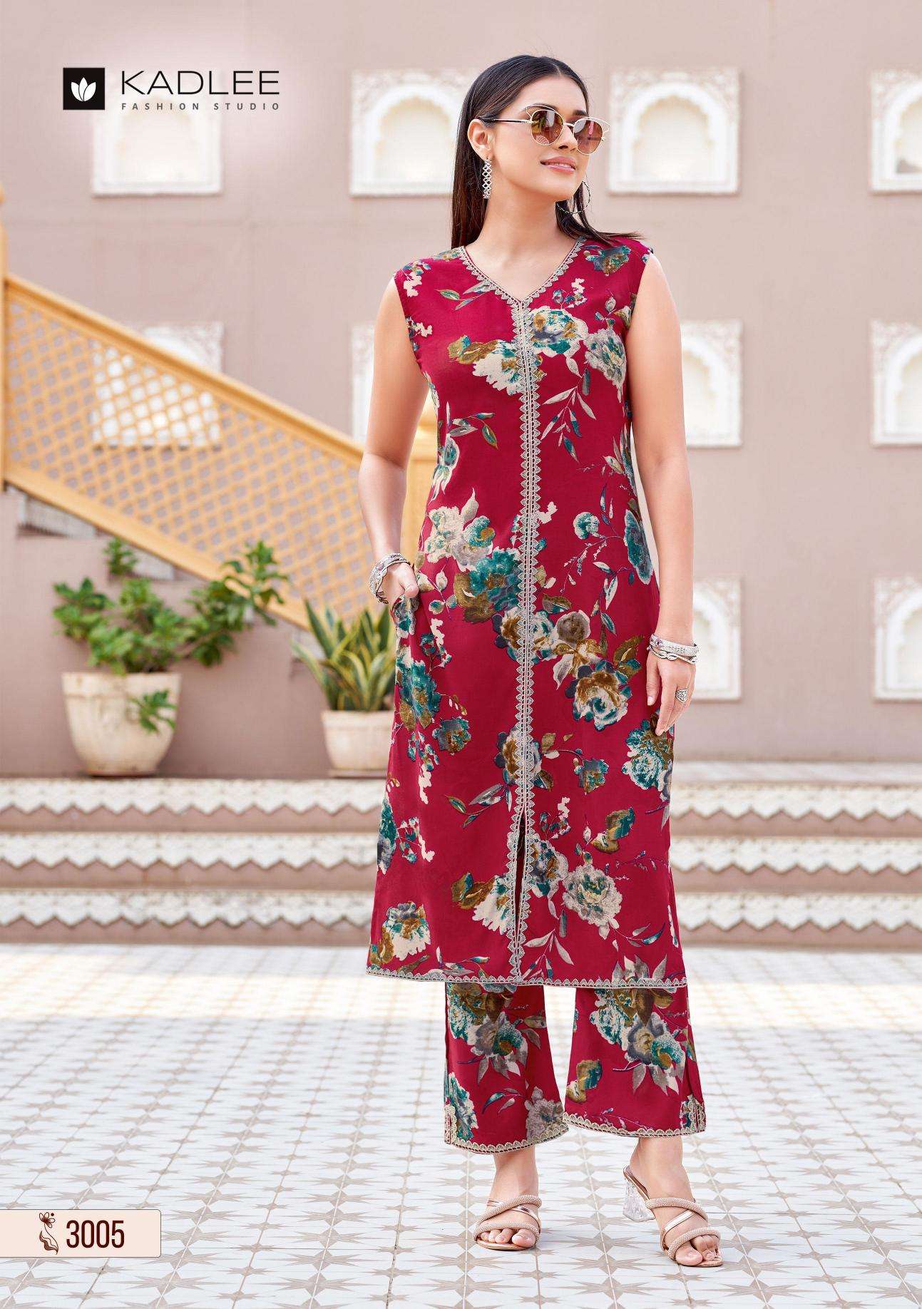 Kadlee saavi coord set Designer kurti wholesale in Kolkata