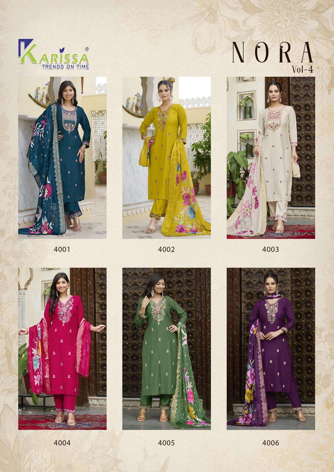 Karissa nora vol 4 Kurti manufacturers in Mumbai