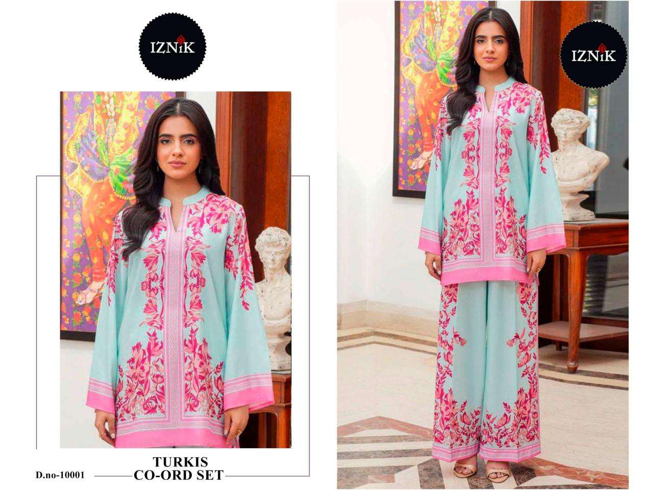 Karma iznik turkis coord set Kurti manufacturers in Mumbai