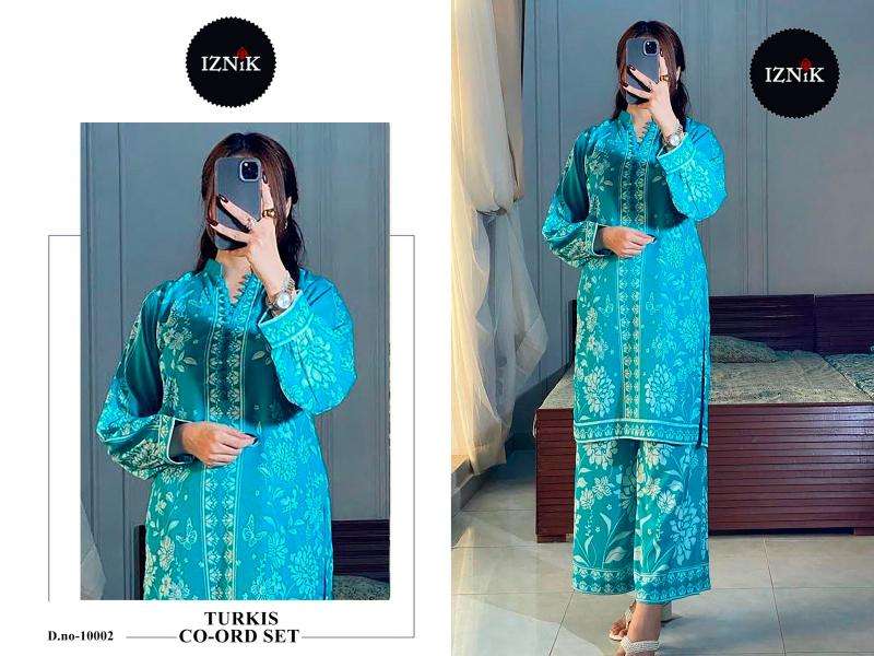 Karma iznik turkis coord set Kurti manufacturers in Mumbai