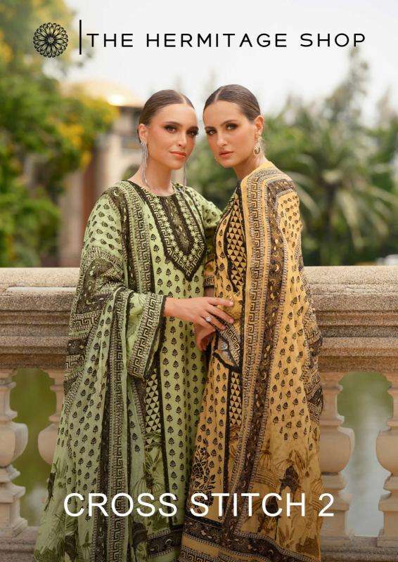 Karma the hermitage shop cross stitch vol 2 Dress material wholesalers in Kolkata