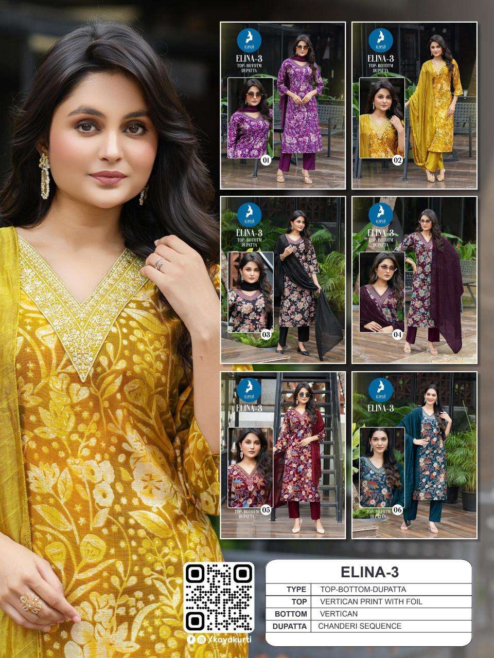 Kaya elina 3 Wholesale kurti manufacturers in Mumbai